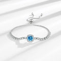 Sterling Silver Bracelet (7 Colors)