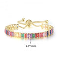 Adjustable Multicolor Tennis Bracelets