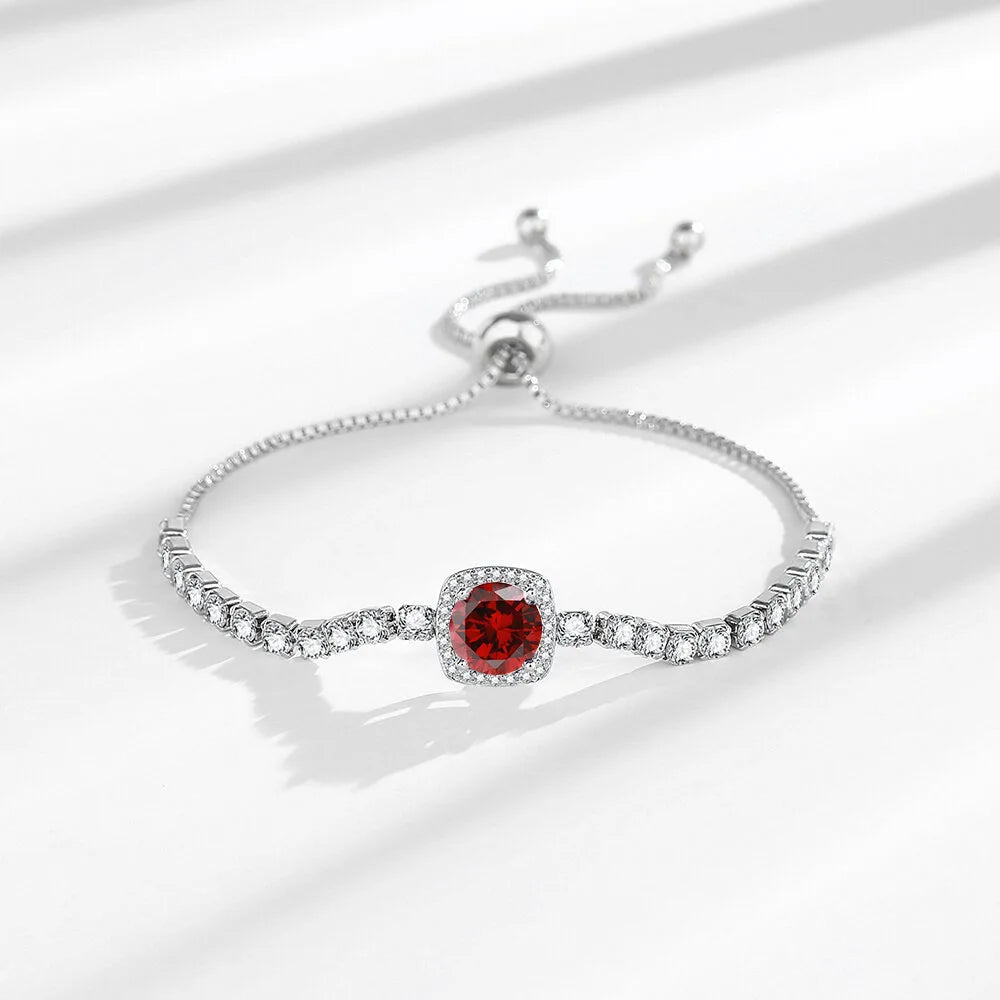 Sterling Silver Bracelet (7 Colors)
