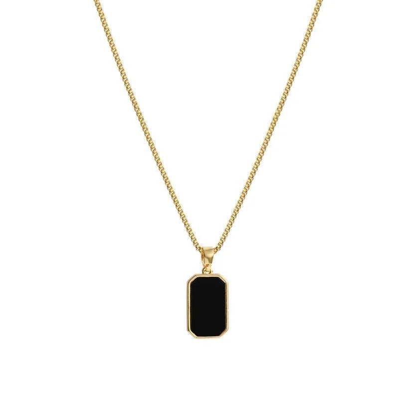Square Pendant Choker
