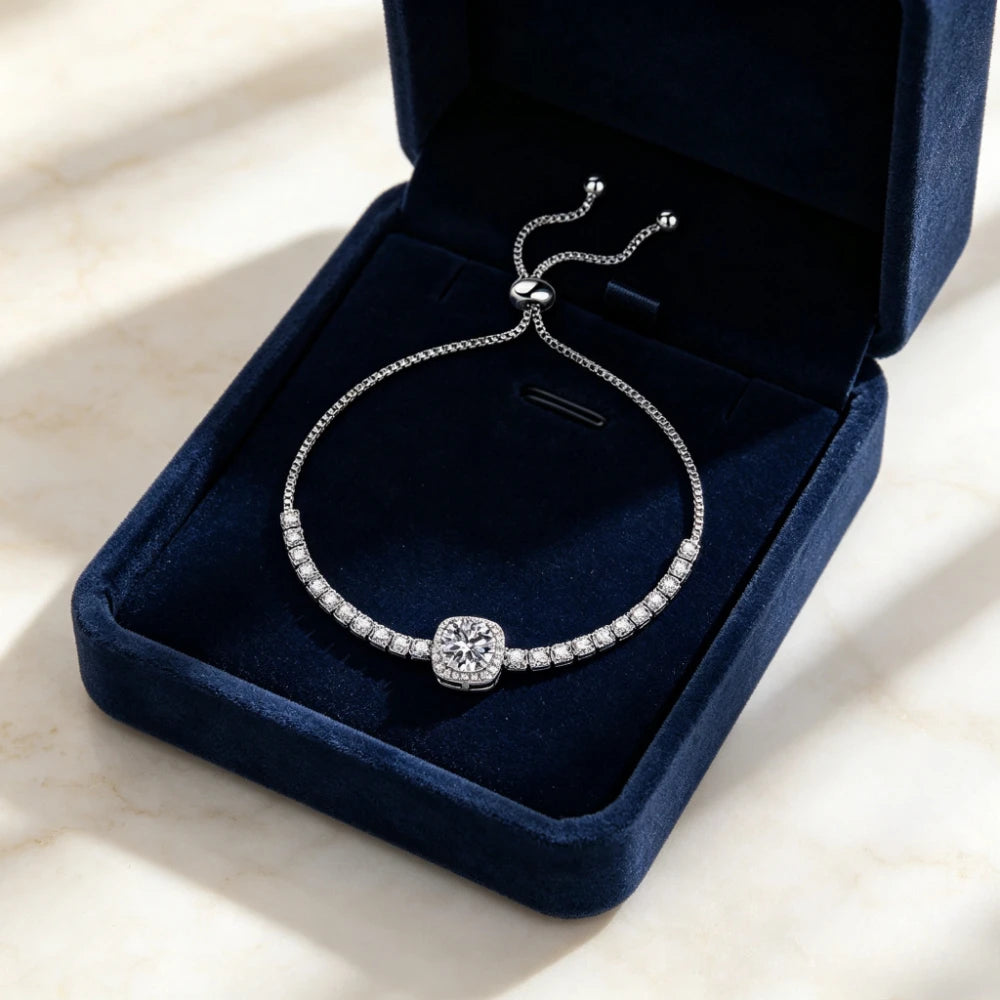 Sterling Silver Bracelet (7 Colors)